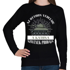 PRINTFASHION Az otthon védelme - Női pulóver - Fekete női pulóver, kardigán