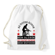 PRINTFASHION Az ügyes ácsok - Sportzsák, Tornazsák - Fehér tornazsák