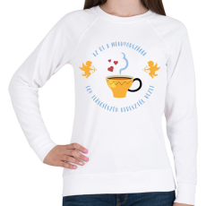 PRINTFASHION Az út mennyországba - Tea - Női pulóver - Fehér