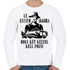 PRINTFASHION AZENYEMAKKORA - Férfi pulóver - Fehér férfi pulóver, kardigán
