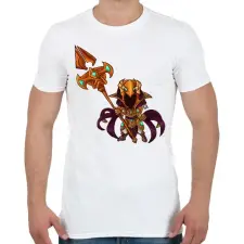 PRINTFASHION Azir - Férfi póló - Fehér férfi póló