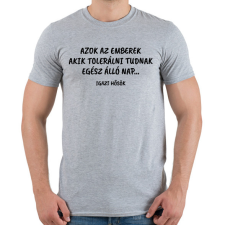 PRINTFASHION Azok az emberek - Férfi póló - Sport szürke férfi póló