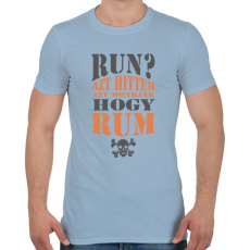 PRINTFASHION Azt hittem rum 2  - Férfi póló - Világoskék