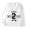 PRINTFASHION b-day-02-dark-lightgrey - Sportzsák, Tornazsák - Fehér