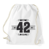 PRINTFASHION b-day-42-dark-lightgrey - Sportzsák, Tornazsák - Fehér