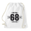 PRINTFASHION b-day-68-dark-lightgrey - Sportzsák, Tornazsák - Fehér