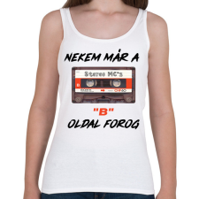 PRINTFASHION B oldal - Női atléta - Fehér női trikó