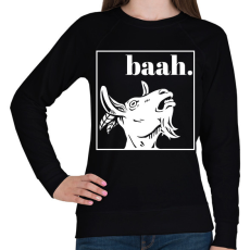 PRINTFASHION Baah.  - Női pulóver - Fekete