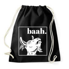 PRINTFASHION Baah.  - Sportzsák, Tornazsák - Fekete tornazsák