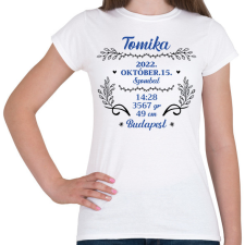 PRINTFASHION Baba adat - fiú - Női póló - Fehér női póló