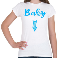 PRINTFASHION Baba - Kisfiú - Női póló - Fehér