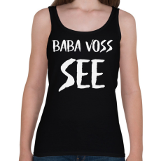 PRINTFASHION BABA VOSS - Női atléta - Fekete