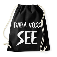 PRINTFASHION BABA VOSS - Sportzsák, Tornazsák - Fekete tornazsák