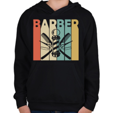 PRINTFASHION Babber - Gyerek kapucnis pulóver - Fekete