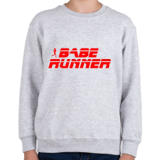 PRINTFASHION Babe Runner - Gyerek pulóver - Sport szürke gyerek pulóver, kardigán