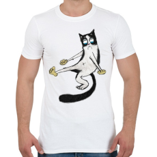 PRINTFASHION babett - Férfi póló - Fehér