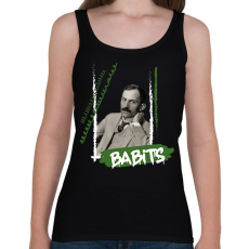 PRINTFASHION Babits Mihály - Női atléta - Fekete