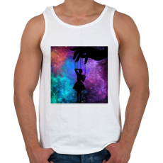 PRINTFASHION Bábmester - Férfi atléta - Fehér