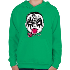 PRINTFASHION Baby hardrock - Gyerek kapucnis pulóver - Zöld