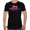 PRINTFASHION baby-loading-pink-white - Férfi póló - Fekete