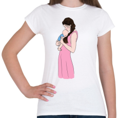 PRINTFASHION Baby - Női póló - Fehér