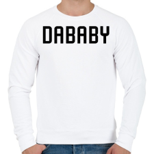 PRINTFASHION Baby On Baby - Férfi pulóver - Fehér férfi pulóver, kardigán