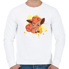 PRINTFASHION Baby Vulpix - Férfi pulóver - Fehér férfi pulóver, kardigán