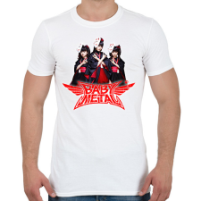 PRINTFASHION Babymetal J-POP - Férfi póló - Fehér férfi póló