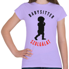 PRINTFASHION Babysitter,babysitter,szolgálat,szakmai - Női póló - Viola női póló