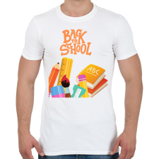 PRINTFASHION Back to school! - Férfi póló - Fehér férfi póló