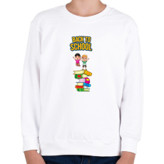 PRINTFASHION Back to school - Gyerek pulóver - Fehér