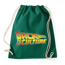 PRINTFASHION Back To The Culture - Sportzsák, Tornazsák - Sötétzöld tornazsák