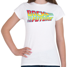PRINTFASHION Back To The Future - Női póló - Fehér