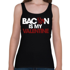 PRINTFASHION Bacon is my Love - Női atléta - Fekete