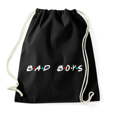 PRINTFASHION Bad boys - Sportzsák, Tornazsák - Fekete tornazsák