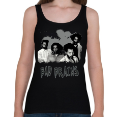 PRINTFASHION BAD BRAINS-GRAY - Női atléta - Fekete