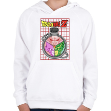 PRINTFASHION Bad - Gyerek kapucnis pulóver - Fehér