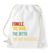 PRINTFASHION Bad influence - Sportzsák, Tornazsák - Fehér tornazsák