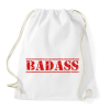 PRINTFASHION Badass - Sportzsák, Tornazsák - Fehér
