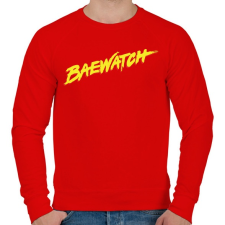 PRINTFASHION BAEwatch - Férfi pulóver - Piros férfi pulóver, kardigán