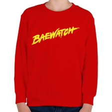PRINTFASHION BAEwatch - Gyerek pulóver - Piros gyerek pulóver, kardigán