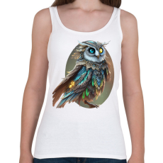 PRINTFASHION bagoly1kész - Női atléta - Fehér