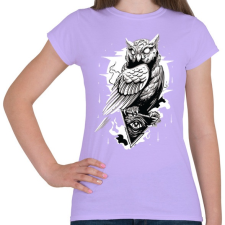 PRINTFASHION Bagoly - Női póló - Viola női póló