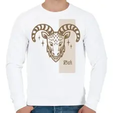 PRINTFASHION Bak horoszkóp - Férfi pulóver - Fehér női pulóver, kardigán