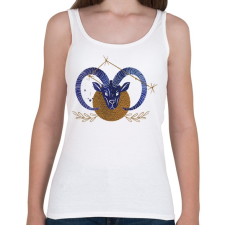 PRINTFASHION Bak - Női atléta - Fehér női trikó