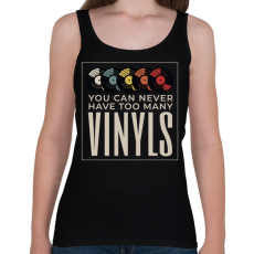 PRINTFASHION Bakelit gyűjtő - Női atléta - Fekete