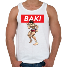 PRINTFASHION bakio - Férfi atléta - Fehér