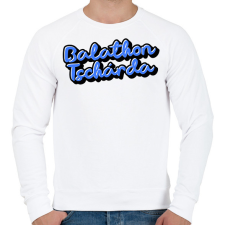 PRINTFASHION Balathon Tschárda - Férfi pulóver - Fehér férfi pulóver, kardigán