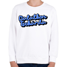 PRINTFASHION Balathon Tschárda - Gyerek pulóver - Fehér gyerek pulóver, kardigán