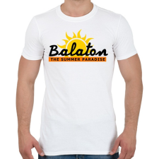PRINTFASHION BALATON2 - Férfi póló - Fehér férfi póló